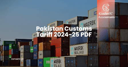 Pakistan customs tariff 2024-25 PDF