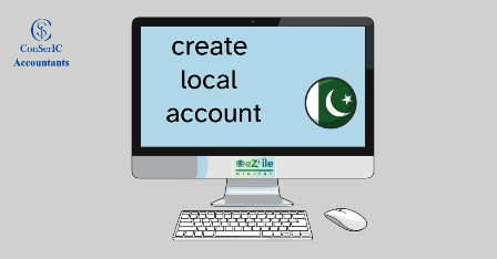 how to create account of local on secp ezfile