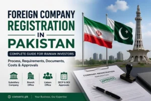 registration of Iranian foreign company in Pakistan